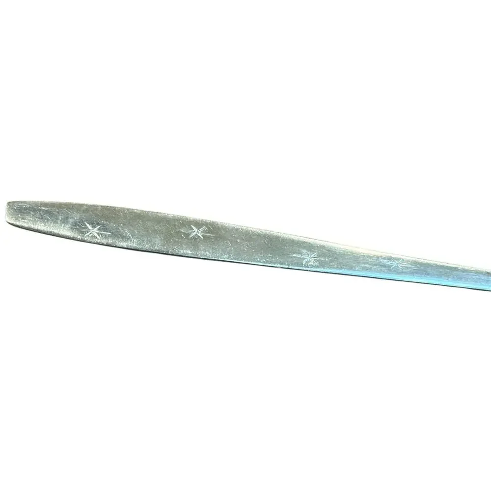 Vintage 4 Star‎ Atomic Starburst MCM Stainless Steel Ice Tea Spoon Japan 7.5